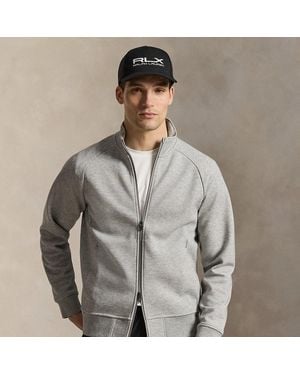 Ralph Lauren Double-Knit Track Jacket - Grey
