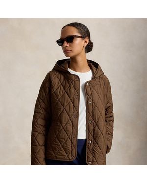 Ralph Lauren Quilted Taffeta Jacket - Brown