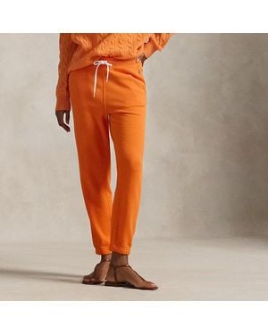 Polo Ralph Lauren Pantalón De Chándal De Felpa Con Cordón - Naranja