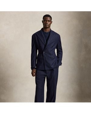 Polo Ralph Lauren Heyworth Chalk-Stripe Flannel Suit - Blue