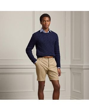 Ralph Lauren Hand-Tailored Stretch Chino Short - Natural