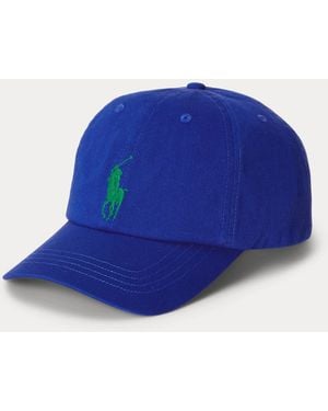 Polo Ralph Lauren Ralph Lauren Big Pony Cotton Twill Ball Cap - Blue