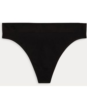 Ralph Lauren Stretch Jersey Thong - Black