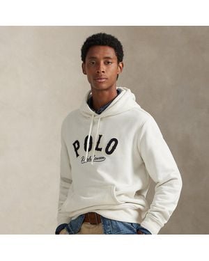 Polo Ralph Lauren The Rl Fleece Western-Logo Hoodie - White