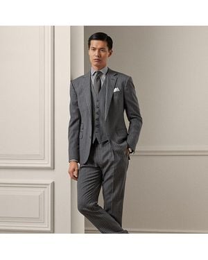 Ralph Lauren Handgefertigter Anzug Aus Wollmischung - Grau