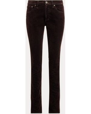 Ralph Lauren Ralph Lauren Barrett Slim Flocked Denim Jean - Black