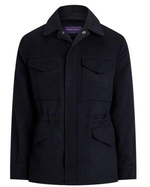 Ralph Lauren Giacca Ripley in lana e cashmere - Blu