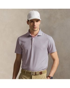 Ralph Lauren Tailored Fit Performance Polo Shirt - Purple