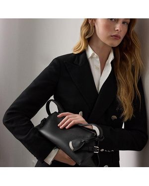 Ralph Lauren Ralph Lauren The Ralph Calfskin Small Shoulder Bag - Black