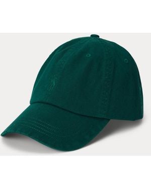 Polo Ralph Lauren Garment-Dyed Twill Ball Cap - Green