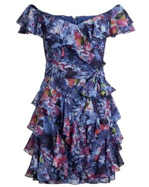 Ralph Lauren Abito da cocktail stampato - Blu