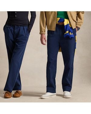 Polo Ralph Lauren Whitman Relaxed Fit Pleated Trouser - Blue