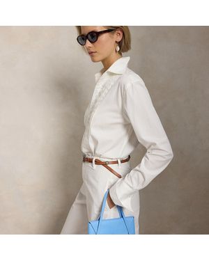 Polo Ralph Lauren Polo Play Leather Mini Envelope Bag - Blue