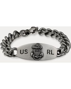 Ralph Lauren Sterling Id Bracelet - Metallic