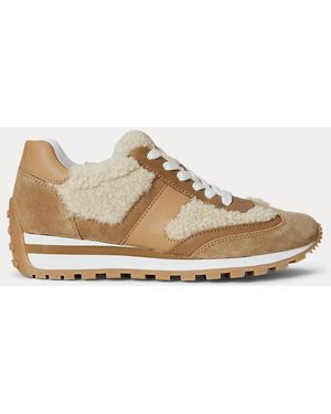 Ralph Lauren Deportivas Dani De Ante Con Borreguillo - Neutro