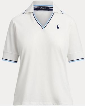 Ralph Lauren Polo De Cricket Coupe Ajustée - Blanc