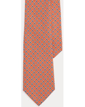 Ralph Lauren Adrette Seidenkrawatte - Orange