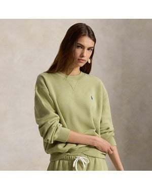 Polo Ralph Lauren Sudadera De Felpa Con Cuello Redondo - Verde