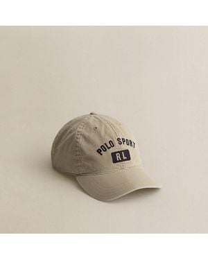 Ralph Lauren 1999 Logo Twill Ball Cap - Natural