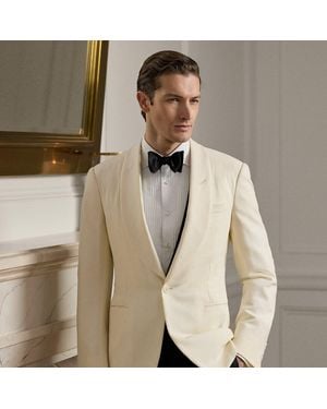 Ralph Lauren Gregory Handmade Barathea Dinner Jacket - White