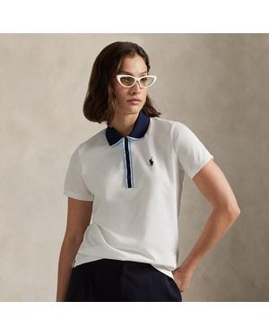 Ralph Lauren Tailored Fit Jersey Polo Shirt - Gray