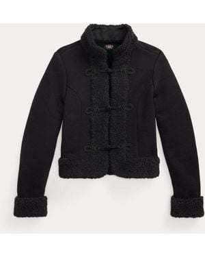RRL Chaqueta De Lana Con Ribete - Negro