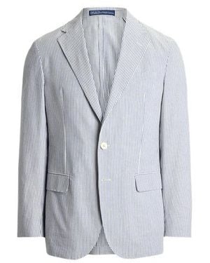 Polo Ralph Lauren Polo Soft Tailored Seersucker Jacket - Blue