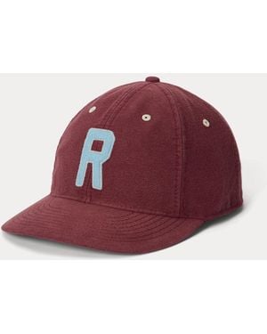 Ralph Lauren Chamois Ball Cap - Red