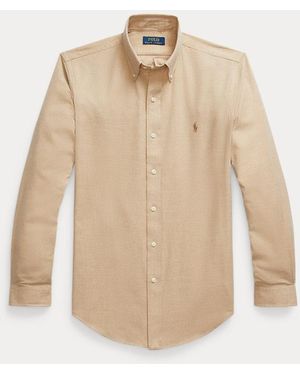 Polo Ralph Lauren Custom Fit Performance Twill Shirt - Natural