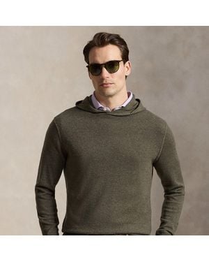 Ralph Lauren Washable Cashmere Hooded Jumper - Green