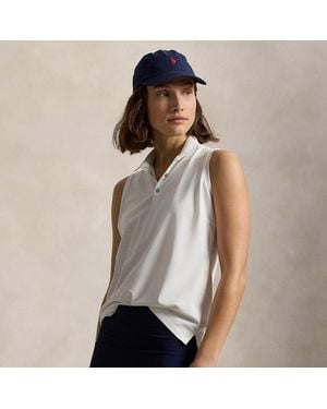 Ralph Lauren Ralph Lauren Classic Fit Sleeveless Tour Polo Shirt - Brown