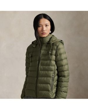 Polo Ralph Lauren Water-Resistant Packable Hooded Jacket - Green
