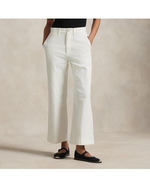 Polo Ralph Lauren Chino Wide-leg Trouser - White