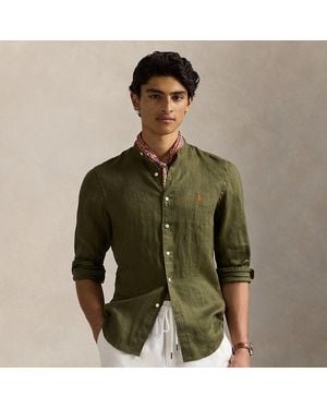 Polo Ralph Lauren Camicia in lino Slim-Fit - Verde