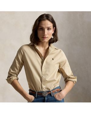 Polo Ralph Lauren Classic Fit Cotton Twill Shirt - Natural