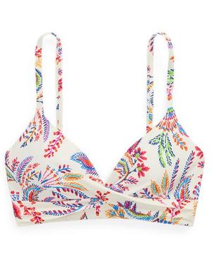 Ralph Lauren Top da bikini a fiori - Rosa