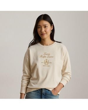 Ralph Lauren Jersey De Rizo Con Escudo Bordado - Neutro