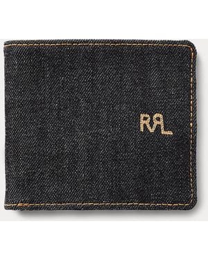 RRL Denim Billfold - Black