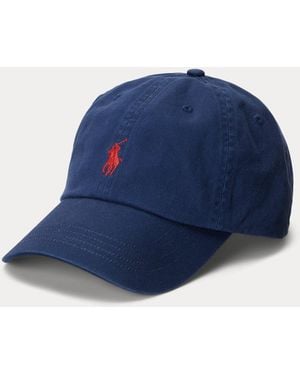 Ralph Lauren The Iconic Cotton Chino Ball Cap - Blue