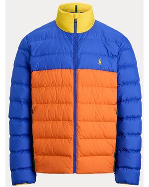 Polo Ralph Lauren Verstaubare Color-Block-Jacke Colden - Blau