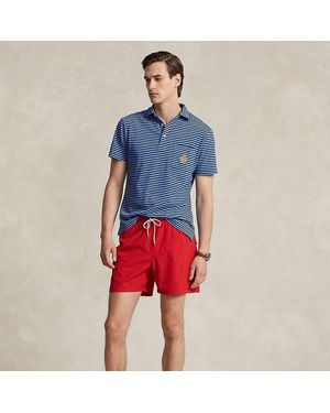 Polo Ralph Lauren Boxer da mare Traveler classici 14,6 cm - Rosso