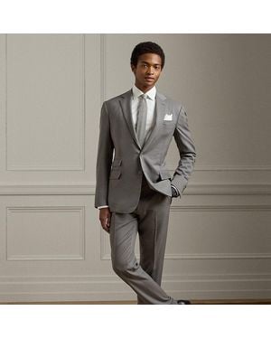 Ralph Lauren Ralph Lauren Kent Handmade Wool Gabardine Suit - Gray