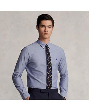 Polo Ralph Lauren Custom Fit Stretch Oxford Shirt - Blue