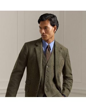 Ralph Lauren Giacca Kent a trama grossa fatta a mano - Verde