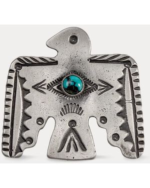 Ralph Lauren Rl X Neil Zarama Thunderbird Pin - White