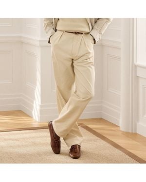 Ralph Lauren Hand-Tailored Relaxed Fit Chino Trouser - Natural