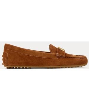 Ralph Lauren Wildlederloafer Barnsbury - Braun