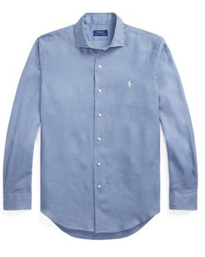 Polo Ralph Lauren Camicia in lino Custom-Fit - Blu
