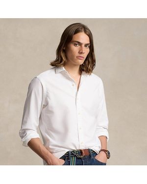 Collarless ralph lauren shirt hotsell