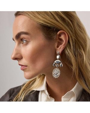 Ralph Lauren Ralph Lauren Art Deco Crystal Drop Earrings - Brown